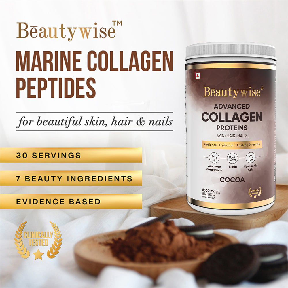 Cocoa Advanced Marine Collagen and Skin Resilience Ceramides & HA in Omega-3 Combo