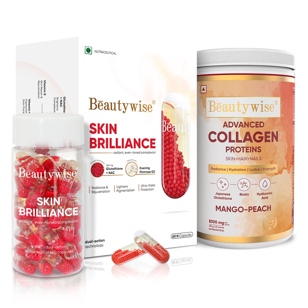 Mango Peach Advanced Marine Collagen & Skin Brilliance 500mg Glutathione in EPO