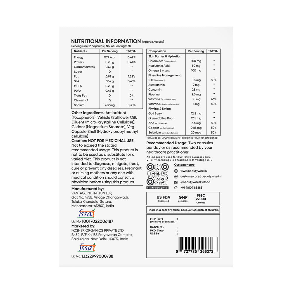 Blueberry Advanced Marine Collagen and Skin Resilience Ceramides & HA in Omega-3 Combo
