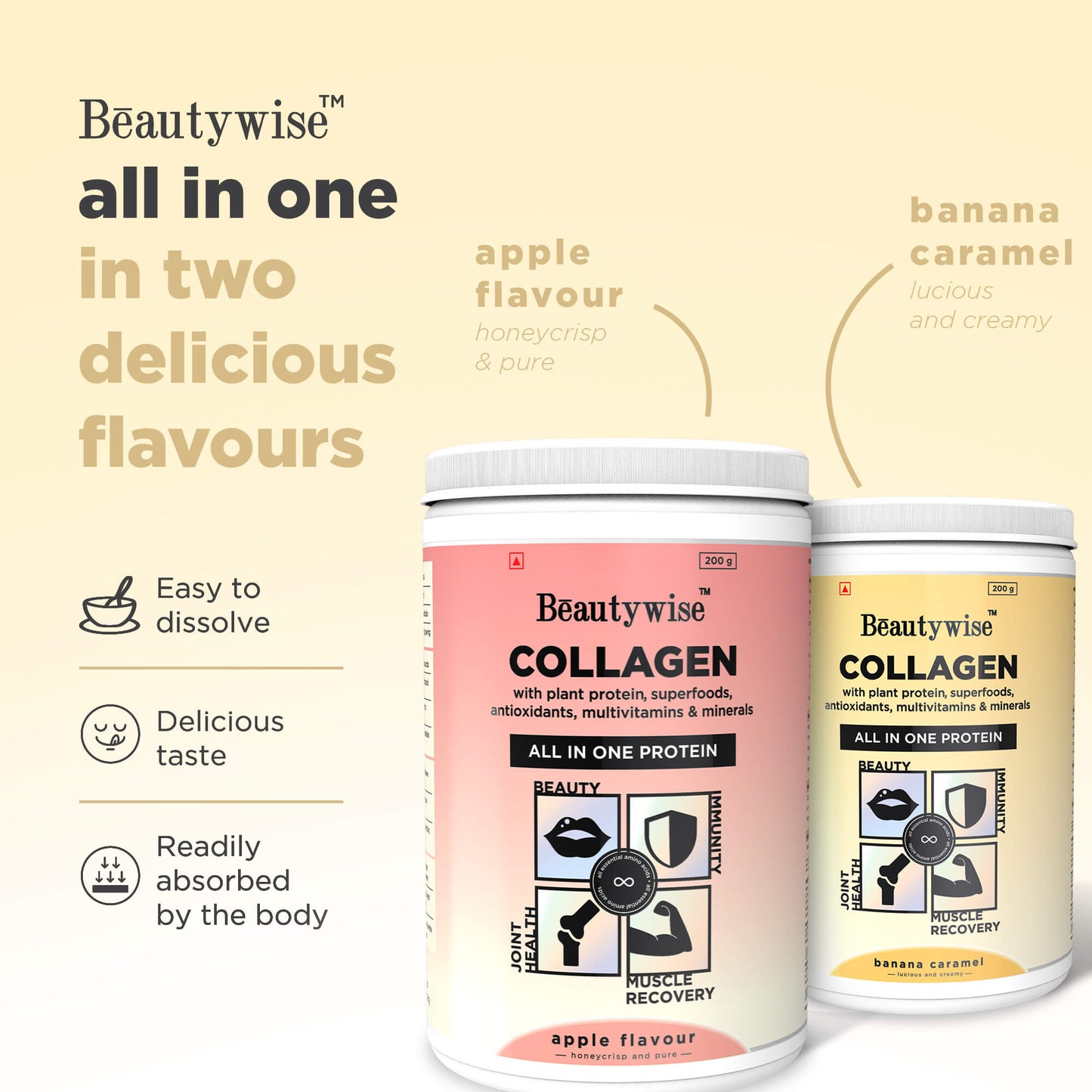 Banana All-in-one Collagen Proteins (Pack of 2)