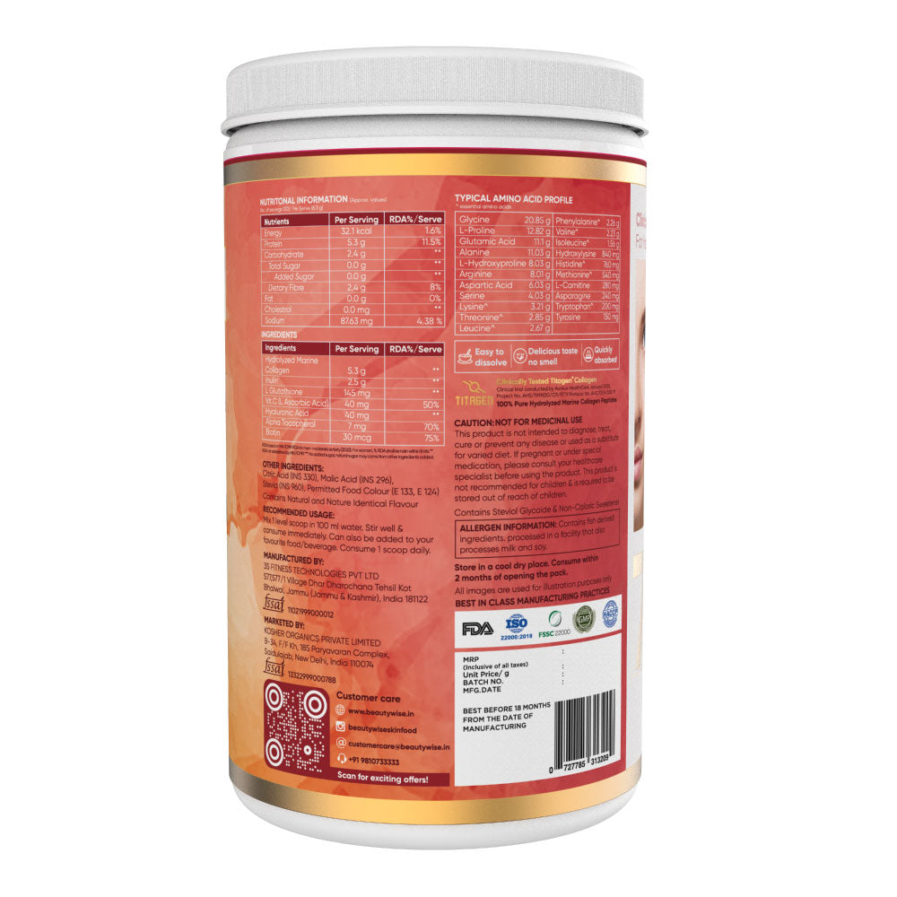 Mango-Peach Advanced Marine Collagen and Hair Rescue Keratin & Biotin in Avocado Oil Combo