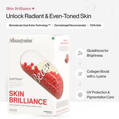 Beautywise Dual Action Skin Brilliance 4X Glutathione With Nac 30 pills