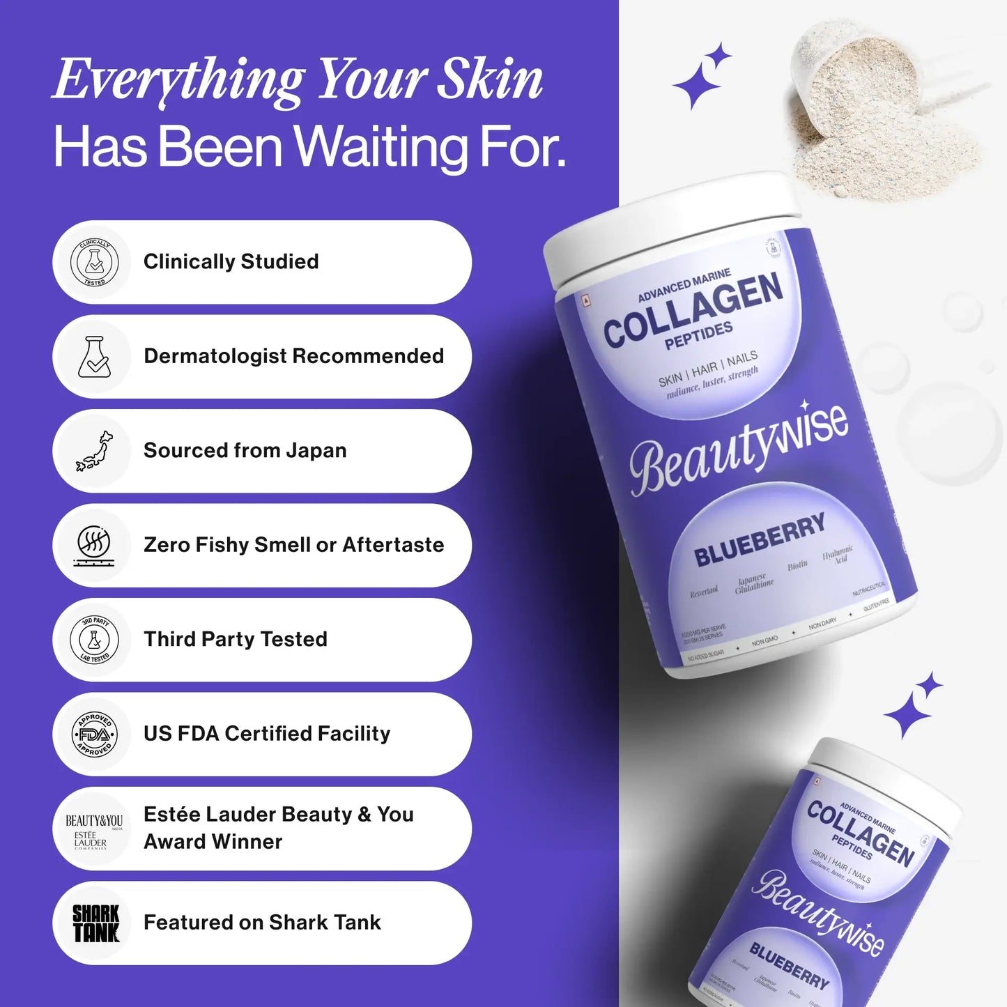 Blueberry Advanced Collagen Peptides