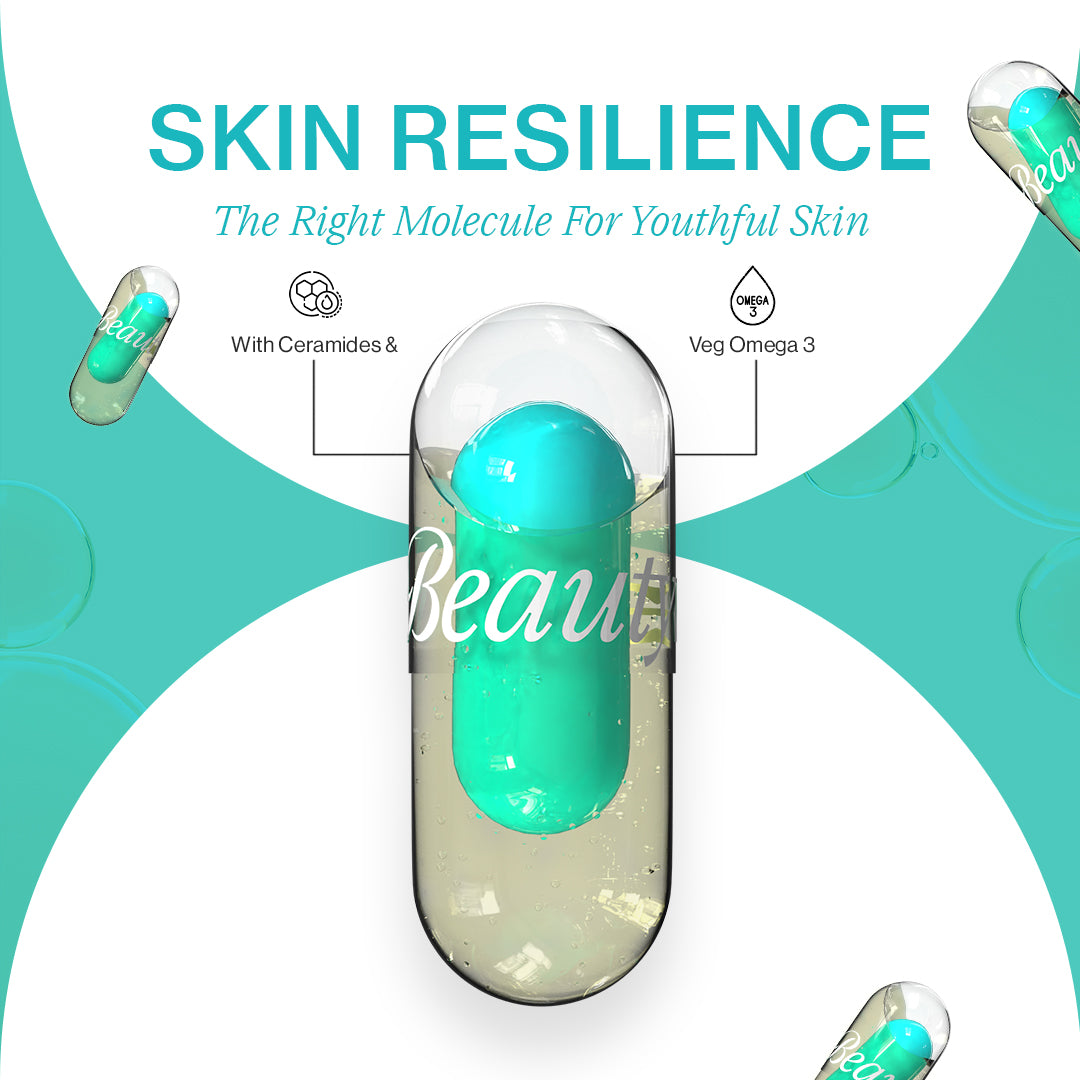 Cocoa Advanced Marine Collagen and Skin Resilience Ceramides & HA in Omega-3 Combo