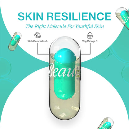 Cocoa Advanced Marine Collagen and Skin Resilience Ceramides & HA in Omega-3 Combo