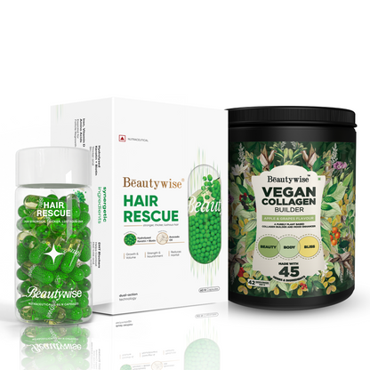 Hair Rescue Keratin & Biotin in Avocado Oil and Vegan Collagen Builder Combo